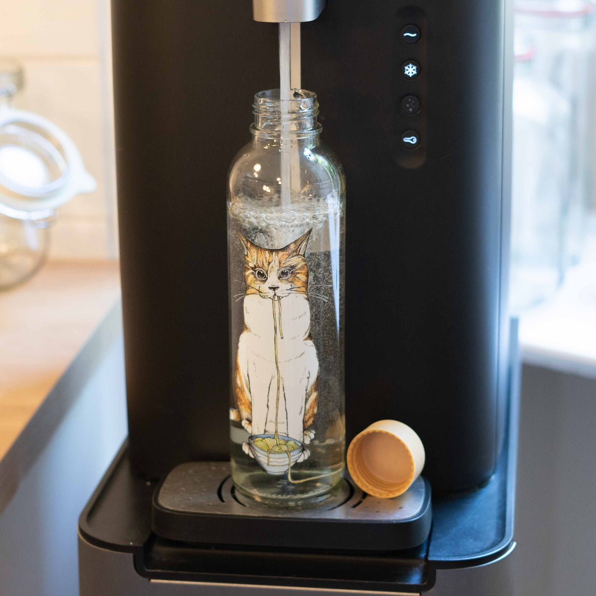 RAMEN CAT 0,7 l Glasflasche