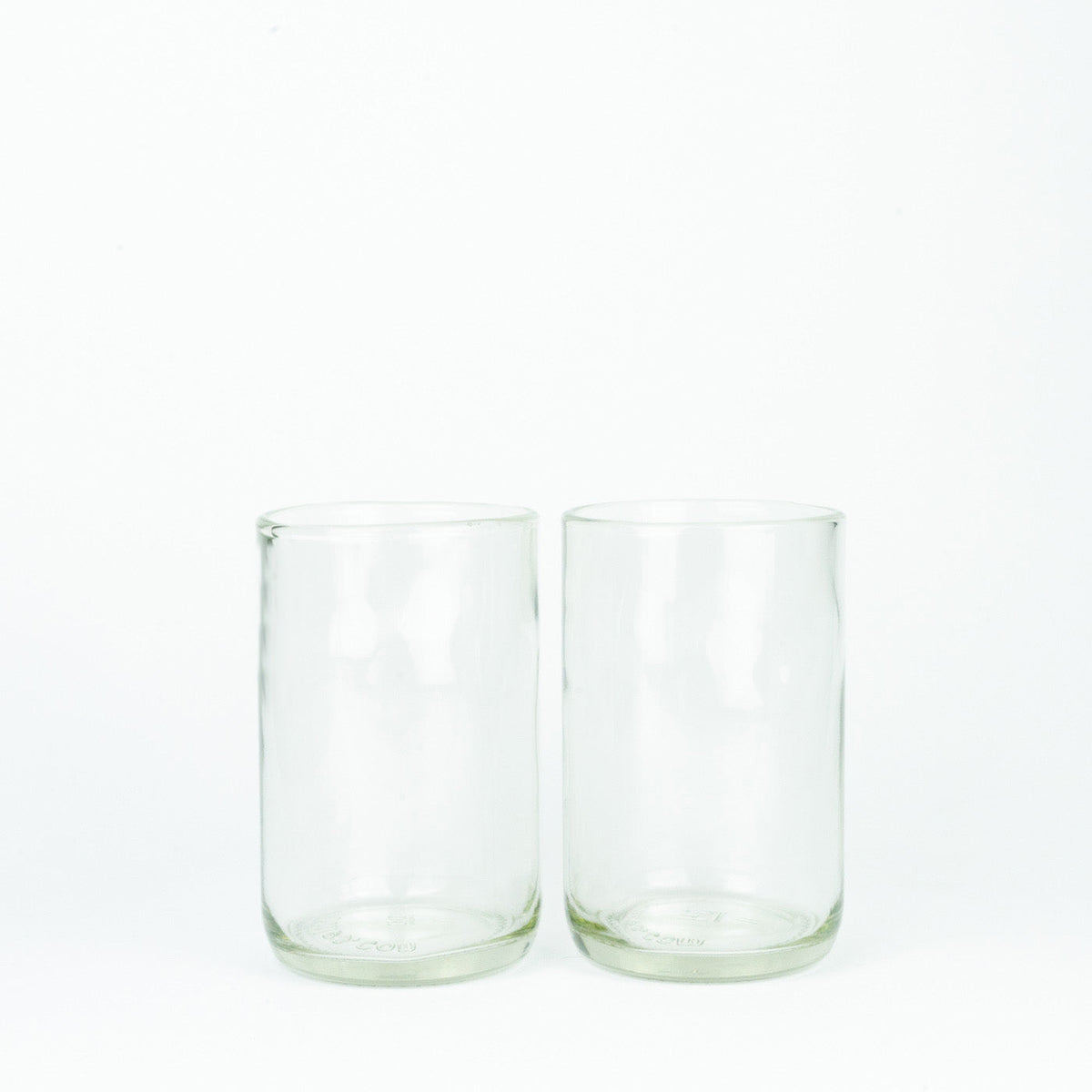 CARRY GLASS 400 ml drinking glass set of 4 - UPCYCLING