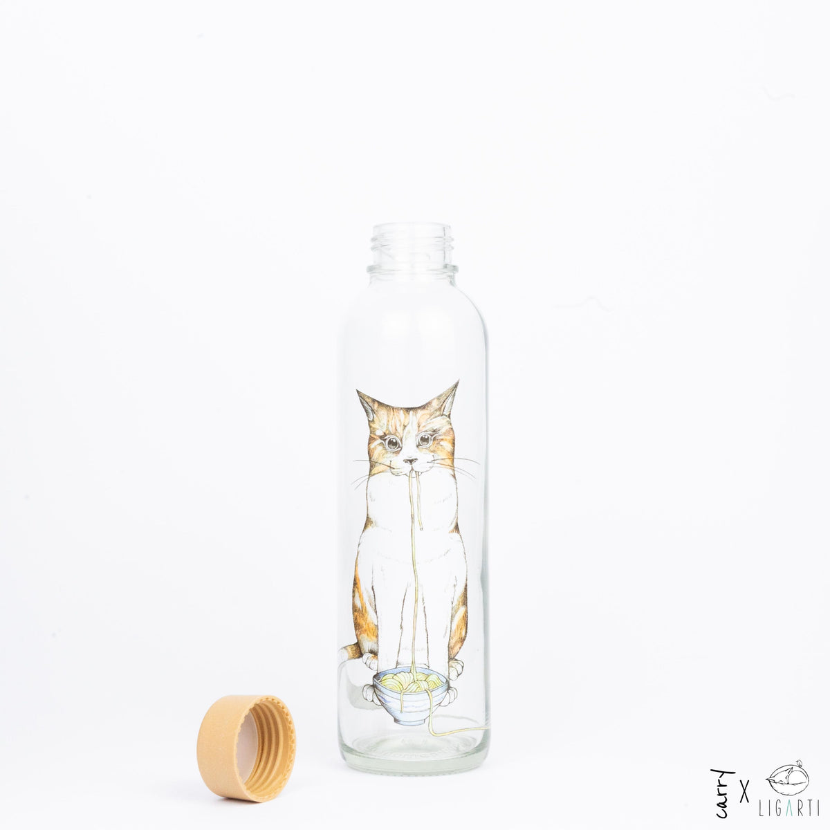 RAMEN CAT 0,7 l Glasflasche