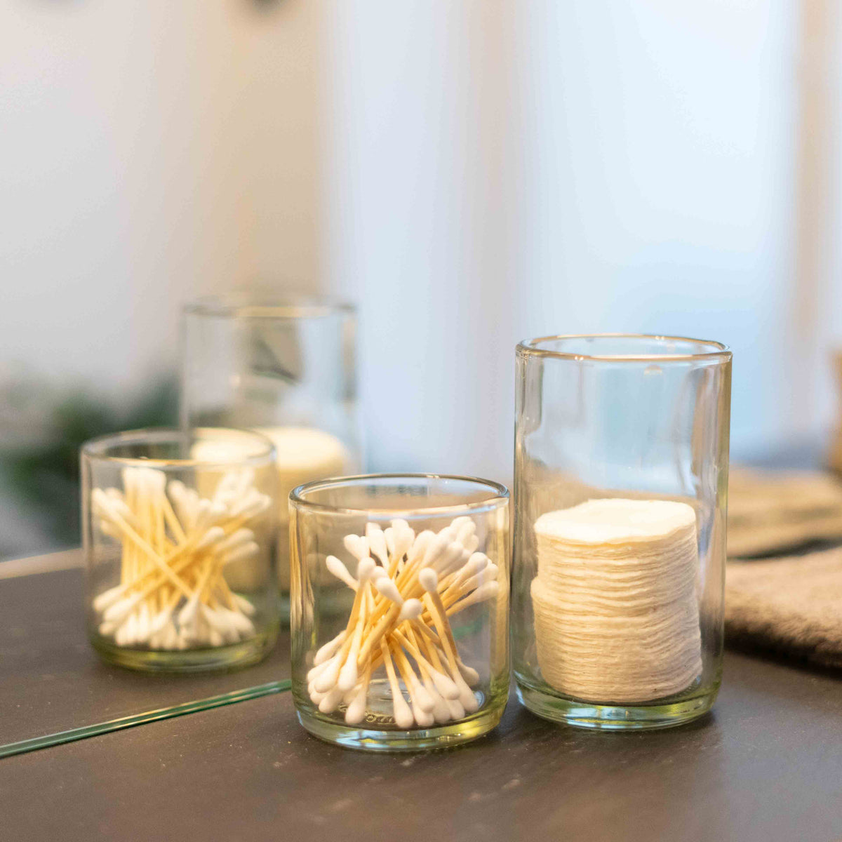 CARRY GLASS 300 ml drinking glass set of 2 - UPCYCLING