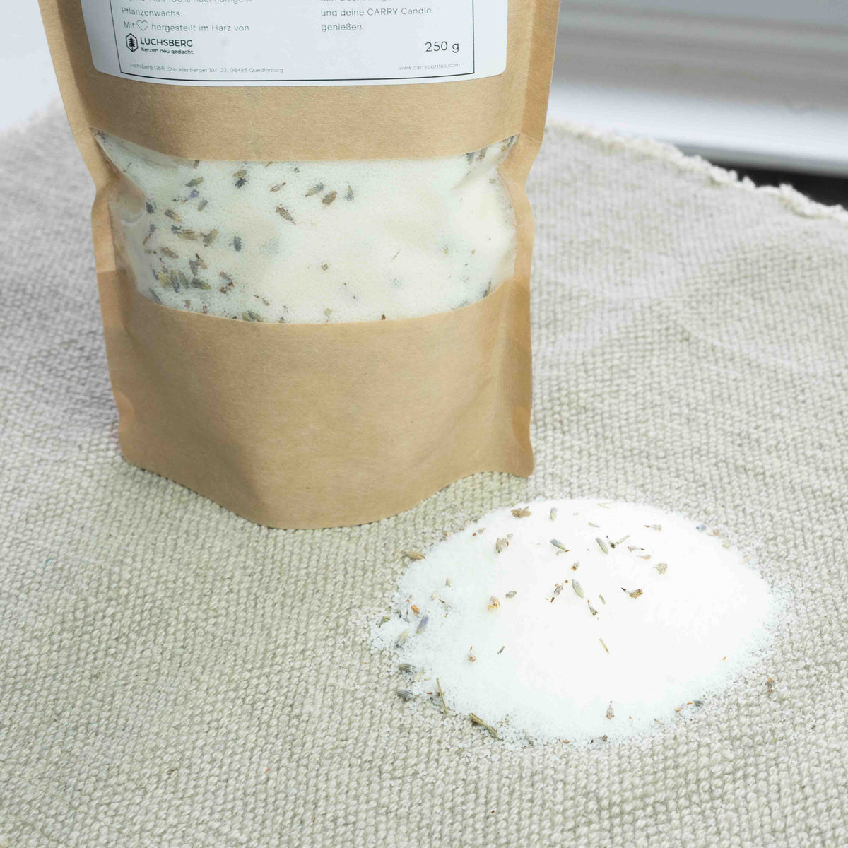 CARRY Kerzensand Nachfüllpaket - Lavendelblüte