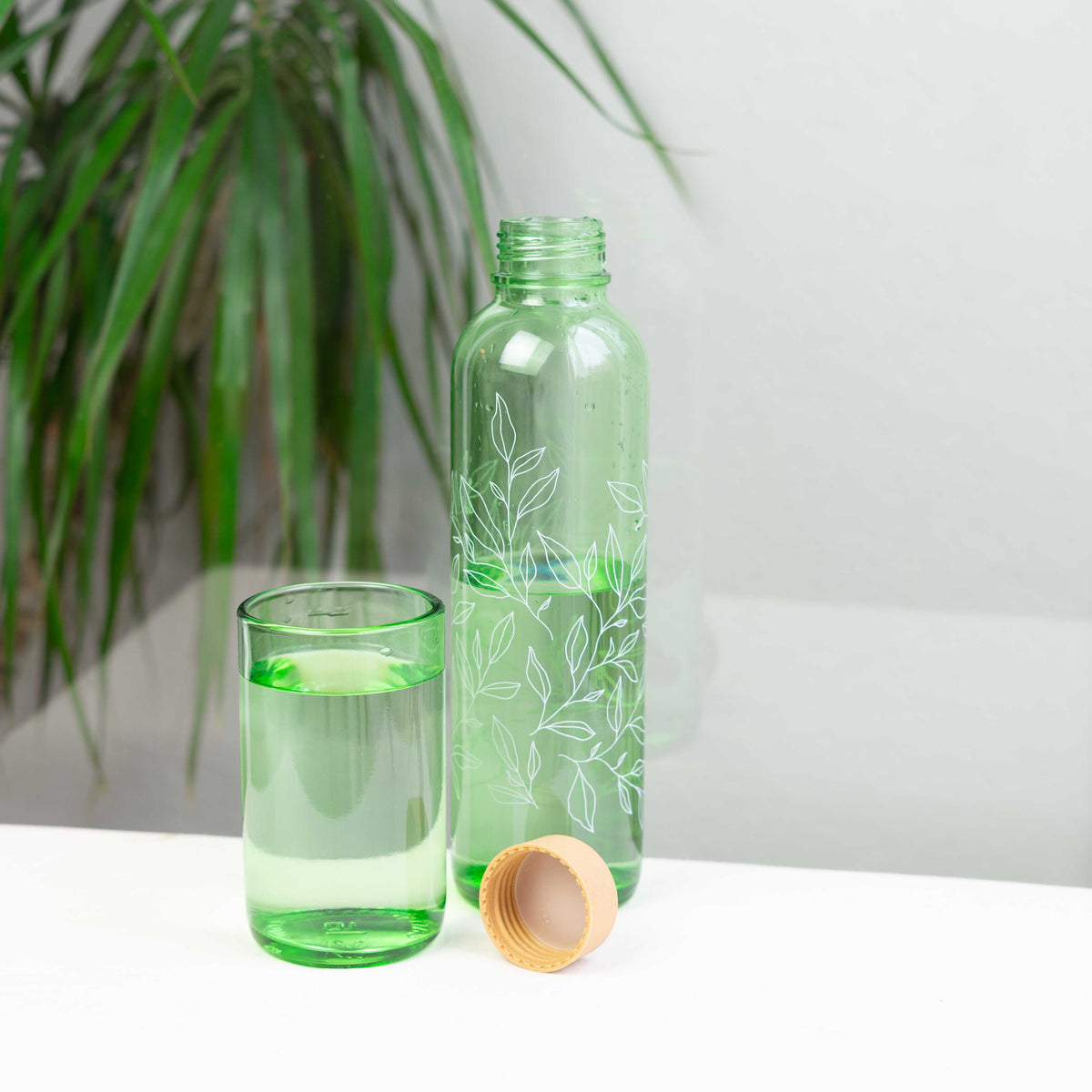 CARRY GLASS 300 ml drinking glass set of 2 - UPCYCLING