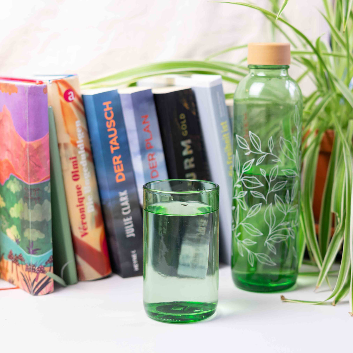 GREEN HARMONY 0,7 l Glasflasche