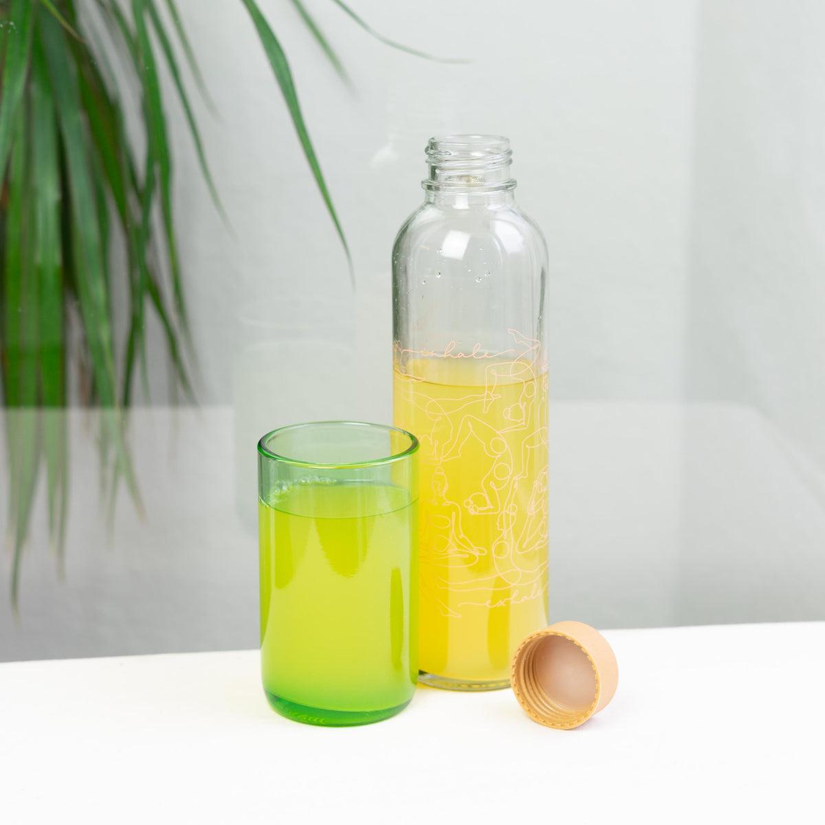 CARRY GLASS 300 ml drinking glass set of 2 - UPCYCLING