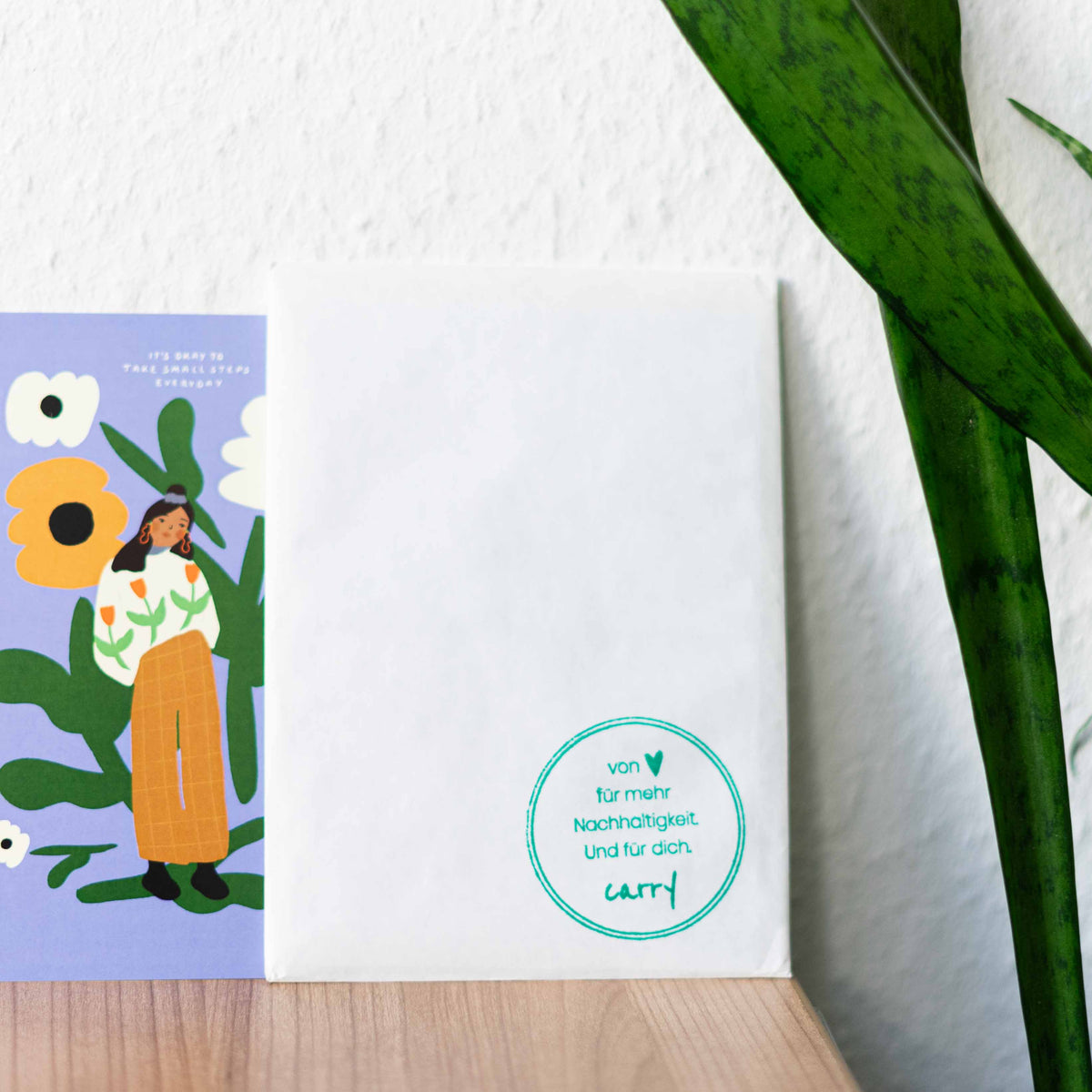 Small steps A6 Postkarte