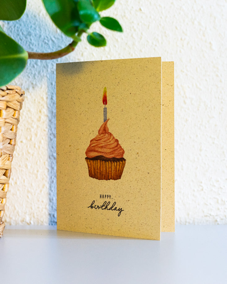Cupcake A6 Postkarte