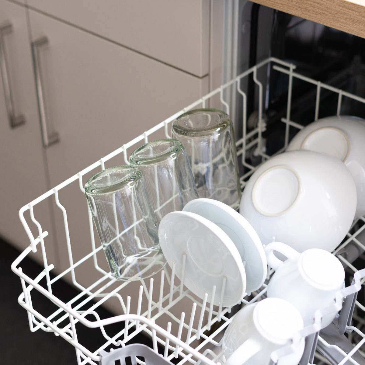 CARRY GLASS 300 ml Trinkglas 4er Set - UPCYCLING